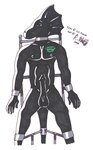 asphyxiation bdsm bodypaint bondage bound breath_play coating encasement felixpath_(artist) genitals humanoid kyroraz latex lizardman male penis reptile scalie sensory_deprivation snuff solo