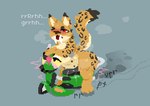 anthro blush duo female female/female grinding growling looking_pleasured machine moped sex_toy vehicle vibrator giik emmie_(giik) arthropod felid insect living_machine living_vehicle mammal mantis prehistoric_species robot saber-toothed_tiger