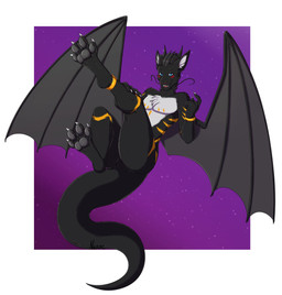 anthro black_body black_fur black_hair blue_eyes bracelet cosmic_background feet feet_in_air foot_focus fur gold_(metal) gold_bracelet gold_jewelry hair horn jewelry legs_up male markings nude pawpads red_markings solo spread_wings star whiskers white_body white_fur wings narusewolf mythology sylar_blackwhitedragon dragon furred_dragon furred_scalie hybrid mythological_creature mythological_scalie scalie hi_res