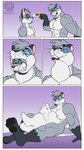 auto_vore belly bulge clone hypnosis male male/male male_pred male_prey mind_control oral same_size vore domafox canid canine fox mammal mustelid otter invalid_tag absurd_res comic hi_res