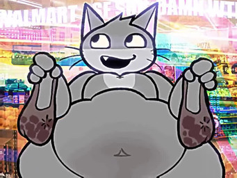 >_< angry anthro bag black_eyes cellphone computer computer_screen cross-popping_vein crossed_arms duo electronics eyes_closed eyewear fangs front_view fur glistening glistening_eyes grey_body grey_ears grey_fur grey_hair grey_tail hair half-closed_eyes happy heart_symbol holding_bag holding_cellphone holding_object holding_phone inside looking_away male mismatched_ears moobs multicolored_body multicolored_fur music narrowed_eyes obese obese_anthro obese_male overweight overweight_anthro overweight_male phone rainbow rear_view sharp_teeth sitting smile sparkles spiral spiral_eyes standing sunglasses surprised synced_to_music tail teeth three-quarter_view two_tone_body two_tone_fur two_tone_tail white_body white_ears white_eyes white_fur white_tail awakecore sound_warning nyan_cat_(copyright) pepsi walmart gray_cat_(alienmyth64) white_cat_(alienmyth64) domestic_cat felid feline felis mammal 2026 2d_animation 4:3 animated digital_media_(artwork) huge_filesize long_playtime sound video father_(lore) father_and_child_(lore) father_and_son_(lore) parent_(lore) parent_and_child_(lore) parent_and_son_(lore) son_(lore)