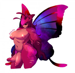 2_penises 4_arms antennae_(anatomy) anthro back_wings black_sclera diphallism erection femboy genitals hair horizontal_diphallism humanoid_genitalia humanoid_penis insect_wings lepidopteran_wings long_hair male multi_arm multi_genitalia multi_limb multi_penis muscle_tone muscular muscular_anthro muscular_femboy muscular_male nipples nude pecs penis purple_hair simple_background solo white_background wings misentes soardon_(eddyoshi) animal_humanoid aquatic arthropod arthropod_humanoid butterfly_humanoid fish human humanoid hybrid insect insect_humanoid lepidopteran lepidopteran_humanoid mammal shark hi_res