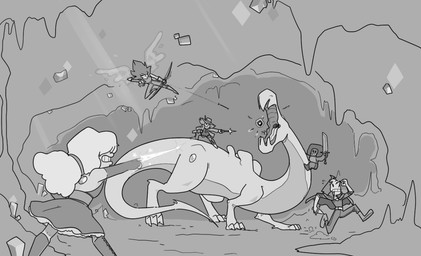 afro ambiguous_gender battle bottomwear cave claws clothed clothing crossbow dagger dress female feral flying gem group gun hair handgun hat headgear headwear magic magic_user melee_weapon open_mouth pointy_nose ponytail ranged_weapon running sword tail toony topwear weapon wings discount-supervillain cartoon_network dungeons_and_dragons hasbro mythology steven_universe wizards_of_the_coast alien alien_humanoid dragon gem_(species) human humanoid lapis_lazuli_(gem_species) mammal mythological_creature mythological_scalie pearl_(gem_species) peridot_(gem_species) ruby_(gem_species) sapphire_(gem_species) scaled_dragon scalie winged_humanoid wingless_dragon digital_media_(artwork)