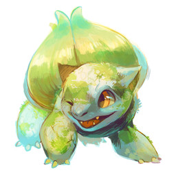 ambiguous_gender feet feral open_mouth orange_eyes plant simple_background smile solo teeth toes tongue white_background jeniak nintendo pokemon bulbasaur elemental_creature flora_fauna generation_1_pokemon pokemon_(species) 2015 digital_media_(artwork)