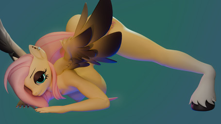 alternative_fashion anthro ass_up big_breasts breasts ears_pierced female goth hair jack-o'_pose pink_hair pose simple_background solo wings yellow_body brattyh34rt7hr0b friendship_is_magic hasbro my_little_pony mythology fluttergoth fluttershy_(mlp) animal_humanoid equid equid_humanoid equine horse humanoid mammal mammal_humanoid mythological_creature mythological_equine pegasus pegasus_humanoid pony 16:9 3d_(artwork) 4k absurd_res digital_media_(artwork) hi_res widescreen