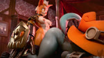 5_fingers 5_toes abs all_fours anthro anthro_on_anthro anthro_penetrated anthro_penetrating anthro_penetrating_anthro armor balls big_breasts big_butt black_collar bouncing_breasts bouncing_butt breasts brown_clothing brown_gloves brown_handwear butt clothing collar doggystyle erection feet female female/female female_penetrated female_penetrating fingerless_gloves fingers from_behind_position fur genitals gloves grey_body grey_fur hair handwear hat headgear headwear inside magic magic_penis medium_breasts multiple_angles muscular muscular_anthro muscular_female nipples orange_body orange_clothing orange_eyes orange_fur orange_hat orange_headwear penetration penis pink_nipples pupils sex shield sound_effects spiked_collar spikes thrusting toes vaginal vaginal_penetration white_balls white_body white_fur white_hair white_penis white_pupils witch_hat twitchyanimation dog_knight_rpg nix_(ceehaz) orinette_(ceehaz) borzoi canid canine canis domestic_dog herding_dog hunting_dog mammal pastoral_dog sighthound welsh_corgi 16:9 2025 3d_(artwork) 3d_animation animated digital_media_(artwork) hi_res loop short_playtime sound voice_acted webm widescreen