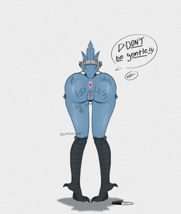 anthro anus begging body_writing butt degradation dialogue domination_request explicitly_stated_consent feathers female genitals hole_in_wall inviting nude presenting presenting_anus presenting_vulva public_use puffy_anus solo submissive submissive_anthro submissive_female tail tally_marks text through_wall vulva western_tally_marks writing_on_butt writing_on_thigh writing_text cerealdreamer alice_bluebird_(oc) avian bird digital_drawing_(artwork) digital_media_(artwork) english_text hi_res signature