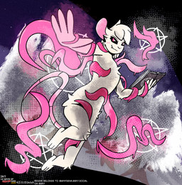 3_toes 4_fingers anthro black_sclera blush book casting_spell detailed_background feet femboy fingers fur hair halftone_shading looking_at_viewer magic magic_user male nude obscured_genitals occult_symbol pentagram pink_eyes plant possession smile solo spellbook summoning summoning_circle symbol tail tentacles tentacles_on_male text toes tree white_body white_fur secretagentarc reggie_(whygena) mammal mouse murid murine rat rodent 2025 absurd_res colored digital_media_(artwork) english_text halftone hi_res shaded