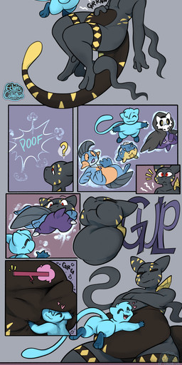 ambiguous_gender anthro belly_rub cloak clothing crossed_arms digestion feral gameplay_mechanics group hat head_tuft headgear headwear heart_symbol hunger_bar hungry jewelry levitation neck_bulge necklace oral_vore psychic_powers rumbling_stomach soft_vore swallowing swallowing_sound_effect teleportation tuft vore weight_gain eclairscollection nintendo pokemon pokken_tournament cubone generation_1_pokemon generation_3_pokemon generation_6_pokemon legendary_pokemon marshtomp mew_(pokemon) pokemon_(species) shadow_mewtwo shadow_pokemon spheal absurd_res comic hi_res