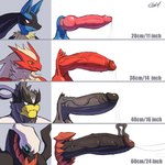 absurd_res animal_genitalia animal_penis anthro avian balls big_penis black_glans black_penis blaziken blue_balls bodily_fluids canine_genitalia canine_penis chart comparing comparing_penis darkrai e-zoid erection excessive_genital_fluids excessive_precum foreskin generation_3_pokemon generation_4_pokemon generation_8_pokemon genital_fluids genitals glans grey_penis group hi_res huge_penis humanoid_genitalia humanoid_penis knot legendary_pokemon lucario male measurements nintendo penile_spines penis penis_chart penis_lineup penis_size_difference pink_penis pokemon pokemon_(species) precum pubes red_balls red_glans red_penis retracted_foreskin saggy_balls single_strike_style_urshifu small_glans smoke text urshifu vein veiny_penis