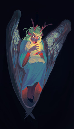 anthro antlers biped black_background blonde_hair blood blood_drip blood_on_hand bodily_fluids brown_body brown_fur clothed clothed_female clothing crying dripping empty_eyes feathered_wings feathers female fur hair hooved_toes hooves horn ring robe simple_background snowgrave solo tears unguligrade white_clothing white_eyes white_robe white_wings wings pasteldraqon deltarune undertale_(series) noelle_holiday angel deer mammal 2023 digital_media_(artwork) digital_painting_(artwork) hi_res painting_(artwork)