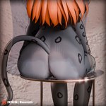 anthro anus butt butt_focus chair close-up female furniture genitals pussy raised_tail solo tail monarquis momo_(monarquis) felid mammal pantherine snow_leopard 1:1 3d_(artwork) digital_media_(artwork) hi_res