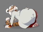 anthro belly big_belly big_breasts breasts footprint fur gullet indian magic_user male noble pawpads pawprint paws predator/prey solo vore msv anizhar felid mammal pantherine tiger