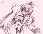 anthro blush duo french_kissing hair kissing male male/male nude scarf shaolin_bones bandai_namco klonoa_(series) king_of_sorrow klonoa domestic_cat felid feline felis mammal