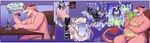 anthro belly burping duo eyewear glasses internal male male/male open_mouth oral_vore size_difference tongue tongue_out vore loopachino mythology dragon felid mammal mythological_creature mythological_scalie pantherine scalie tiger absurd_res hi_res