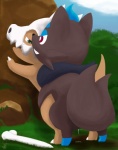 ambiguous_gender arti4000 bone cubone cum duo from_behind male nintendo outside pokémon sex skull_mask video_games zorua
Rating: Explicit
Score: 5
User: Luminocity
Date: June 13, 2013
