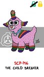 black_text eyelashes female feral fur green_lock_symbol green_markings heart_nose heart_symbol horn lock_symbol logo markings orange_markings pinata pink_body pink_fur pink_nose purple_markings red_text scut_tail short_tail simple_background solo tail text white_background yellow_lock_symbol zal-cryptid mythology scp_foundation scp-956 animate_inanimate equid equine human living_pinata mammal mythological_creature mythological_equine unicorn 2022 artist_name character_name colored dated digital_drawing_(artwork) digital_media_(artwork) english_text hi_res signature