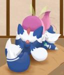 2013 alternate_color anal anal_penetration anus arti4000 balls barefoot blue_eyes blue_fur blush cat celebi cloaca cum cum_in_ass cum_in_pussy cum_inside cum_on_penis erection eyes_closed feline female fur green_eyes group group_sex hi_res inside legendary_pokémon lying male mammal meowstic nintendo nude on_back on_floor on_top orgasm penetration penis pink_penis pink_skin pokémon pussy raised_leg room sex shadow shiny size_difference spread_legs spreading straight threesome vaginal vaginal_penetration video_games white_eyes white_fur wings young
Rating: Explicit
Score: 7
User: forkU
Date: September 19, 2013