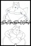 anthro exposed_belly female overweight solo rickydemont li_(rickydemont) ti_(rickydemont) canid canine fox mammal 2:3 monochrome