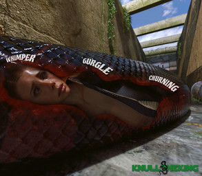big_breasts bodily_fluids breasts female female_prey feral feral_pred hair huge_breasts human_prey internal nipples oral_vore organs red_hair rumbling_stomach saliva stomach text vore knulltheking marvel black_widow_(marvel) human mammal reptile scalie snake 3d_(artwork) absurd_res digital_media_(artwork) english_text hi_res