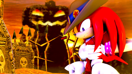 anthro balls body_grab claws clothing confusion cowboy_hat duo elastic elastic_body female flaccid food fruit genitals hat headgear headwear larger_female looking_down male offscreen_character on_model penis plant pumpkin pumpkin_hill size_difference small_balls small_penis smaller_male throbbing throbbing_balls tombstone rocketspuff sega sonic_the_hedgehog_(series) knuckles_the_echidna rouge_the_bat rouge_the_werebat bat echidna mammal monotreme werebat werecreature 16:9 3d_(artwork) digital_media_(artwork) hi_res widescreen