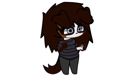 anthro dancing female hair simple_background solo tail white_background someone gacha_life canid canine canis domestic_dog mammal 16:9 2024 2d_animation animated digital_media_(artwork) hi_res loop short_playtime sound video widescreen