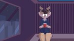 16:9 animated antelope anthro antlers belly_tuft black_sclera black_text bloated blue_clothing blue_sweater blue_topwear bodily_fluids bottomwear bovid breaking_the_fourth_wall brown_body brown_fur bulge burp_cloud burping clothed clothing collar container covered_in_saliva cup death digestion dipstick_tail duo facial_tuft fatal_vore feet_first first_person_view fur greeting grey_bottomwear grey_clothing grey_pants head_tuft horn hyena inside instant_digestion licking licking_lips long_playtime looking_at_another looking_down looking_pleasured looking_scared male male/male mammal markings mouth_shot multicolored_body multicolored_fur open_mouth oral_vore pants pink_tongue predator/prey pupils red_cup red_pupils saliva saliva_string scared sharp_teeth shirtless shirtless_male size_difference smile speech_bubble spiked_collar spikes swallowing sweater tail tail_markings teeth text the_hookaloof tongue tongue_out topless topless_male topwear tuft two_tone_body two_tone_fur vore wave weight_gain widescreen wild_(wildside) wobble