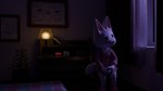 clothed clothing dress female light moonlight mouthless night sitting solo white_body t_plan blender_cycles songbai canid canine canis humanoid mammal wolf 16:9 3d_(artwork) 4k absurd_res blender_(artwork) digital_media_(artwork) hi_res widescreen