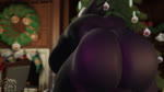 anthro anus black_body black_feathers breath butt butt_focus butt_jiggle chair christmas_tree clothing feathers floor footwear furniture genitals holidays inside jiggling male panting penis plant red_eyes socks solo tree wall_(structure) wood wood_chair wood_floor wood_furniture wood_wall tippytaps3d christmas deltarune undertale_(series) avian swatchling 16:9 3d_(artwork) animated blender_(artwork) digital_media_(artwork) hi_res no_sound short_playtime webm widescreen zbrush_(artwork)