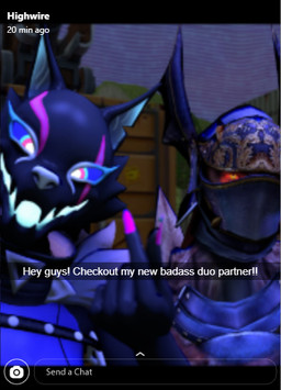 anthro duo female male text fatredditor42 nyaasapphire_(modeler) epic_games fortnite nightmare_(soul_calibur) pack_leader_highwire humanoid 3d_(artwork) digital_media_(artwork) english_text source_filmmaker_(artwork)