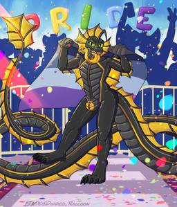 anthro asexual_pride_colors latex lgbt_pride long_tail looking_at_viewer male null_bulge pride_colors rainbow_pride_colors solo tail teeth text tongue divided-raccoon mythology ao_(xavier_h0) animate_inanimate dragon latex_creature mythological_creature mythological_scalie scalie 2026 artist_name digital_drawing_(artwork) digital_media_(artwork) hi_res signature