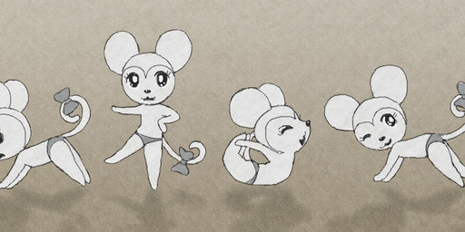 accessory all_fours anthro bow_(feature) bow_accessory bow_ribbon clothed clothing eyes_closed female flexible furgonomics multiple_poses one_eye_closed pose ribbons simple_background tail tail_accessory tail_bow tail_ribbon topless underwear wink melonleaf tamala_2010 tamala_2010:_a_punk_cat_in_space penelope_(tamala_2010) mammal mouse murid murine rodent sketch_page