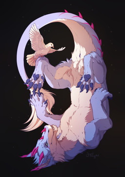 animal_genitalia anus arm_tuft ball_tuft balls belly belly_up black_background blue_body cheek_tuft claws complex_shading duo elbow_tuft facial_tuft feet feral fluffy fluffy_balls fluffy_sheath fully_sheathed fur genitals hindpaw looking_at_another lying male multicolored_body multicolored_fur neck_tuft nude on_back pawpads paws raised_tail rolling sheath simple_background smile tail tuft upside_down ingridskogstad mythology okifur avian bird columbid dragon furred_dragon furred_scalie mythological_creature mythological_scalie pigeon scalie wingless_dragon 2024 absurd_res digital_drawing_(artwork) digital_media_(artwork) full-length_portrait hi_res paint_tool_sai_(artwork) portrait