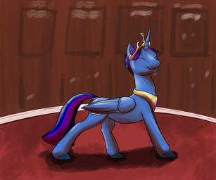 crown cutie_mark eyes_closed feathered_wings feathers feral headgear hooves horn jewelry male mane necklace solo tiara wings doesnotexist gyrotech hasbro my_little_pony mythology arcai equid equine mammal mythological_creature mythological_equine winged_unicorn absurd_res digital_media_(artwork) digital_painting_(artwork) hi_res painting_(artwork)