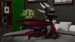 anus bed bodily_fluids butt claws detailed_background female feral furniture genital_fluids genitals horn looking_at_viewer lying lying_on_bed on_bed presenting presenting_hindquarters presenting_pussy pussy raised_leg scales smile smiling_at_viewer solo vaginal_fluids wings dezzak grimm_(modeler) activision mythology spyro_the_dragon cynder dragon mythological_creature mythological_scalie reptile scalie 16:9 3d_(artwork) 4k absurd_res digital_media_(artwork) hi_res widescreen