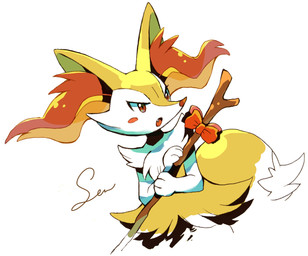 3_fingers :o ambiguous_anthro ambiguous_gender anthro arm_tuft biped black_body black_fur blush blush_stickers bow_ribbon cheek_tuft chest_tuft cute_fangs dipstick_tail dutch_angle eyelashes facial_tuft fangs fingers front_view fur holding_object holding_stick inner_ear_fluff markings multicolored_body multicolored_fur open_mouth orange_body orange_eyes orange_fur orange_inner_ear_fluff orange_nose pointy_ears prick_ears shoulder_tuft simple_background solo standing stick tail tail_markings teeth tuft white_background white_body white_fur yellow_body yellow_fur yellow_tail sen63 nintendo pokemon braixen canid generation_6_pokemon mammal pokemon_(species) 2019 colored digital_drawing_(artwork) digital_media_(artwork) half-length_portrait partially_colored portrait shaded signature