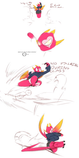 anthro attack big_breasts black_claws breasts claws clothed clothing dialogue eyewear feathered_wings feathers feet female fight fingers frown glasses glistening glistening_eyes group heart_symbol horn kick non-mammal_breasts open_mouth panties pink_body pink_skin question solo_focus tail teacher text thick_thighs underwear upskirt wide_hips wings averyshadydolphin konami mythology yu-gi-oh! heartlandraco dragon mythological_creature mythological_scalie reptile scalie 2015 absurd_res digital_drawing_(artwork) digital_media_(artwork) english_text hi_res mixed_media