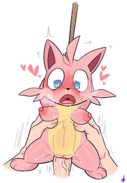 3_toes abdominal_bulge anthro anthro_penetrated areola biped black_nose blue_eyes blush bodily_fluids bound breasts cheek_tuft disembodied_hand disembodied_penis duo erection faceless_character faceless_male facial_tuft fangs feet female female_anthro female_focus female_penetrated forced fur genitals hands_tied heart_symbol humanoid_hands male male/female male_penetrating male_penetrating_female motion_lines multicolored_body multicolored_fur nails navel nipples nude nude_anthro nude_female offscreen_male open_mouth orange_body orange_fur penetration penile penile_penetration penis penis_in_vagina pink_body pink_fur pointy_ears prick_ears rape red_areola red_inner_ear red_nipples rope sex simple_background snot solo_focus sweat sweaty_breasts tan_penis tears teeth toes tongue tuft two_tone_body two_tone_fur vaginal vaginal_penetration vein veiny_penis vulva white_background kozatchu palworld pocketpair cattiva felid feline mammal pal_(species) 2024 digital_drawing_(artwork) digital_media_(artwork)