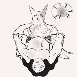 anthro anthro_penetrating anthro_penetrating_human bodily_fluids cum cum_inflation cum_inside female female_human female_penetrated genital_fluids gynomorph gynomorph/female gynomorph_anthro gynomorph_penetrating gynomorph_penetrating_female gynomorph_penetrating_human human_on_anthro human_penetrated impregnation inflation intersex intersex/female intersex_anthro intersex_penetrating intersex_penetrating_female intersex_penetrating_human interspecies nude nude_anthro nude_female nude_gynomorph nude_human orgasm_face ovum penetration pokephilia sex smile sperm_cell submissive submissive_gynomorph submissive_intersex squealydealy nintendo pokemon generation_3_pokemon human mammal pokemon_(species) zangoose 1:1 monochrome trans_(lore) trans_woman_(lore)