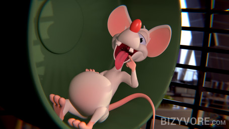anthro belly big_belly detailed_background feet male male_pred open_mouth solo tail tongue tongue_out toony uvula vore bizyvore pinky_and_the_brain warner_brothers pinky_(warner_brothers) mammal murid murine rat rodent 16:9 2025 3d_(artwork) digital_media_(artwork) widescreen