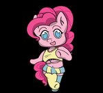 anthro blue_eyes bottomwear chibi clothed clothing female fur hair hoof_hands hooves pink_body pink_hair simple_background solo transparent_background mranthony2 friendship_is_magic hasbro mio_honda_step my_little_pony pinkie_pie_(mlp) earth_pony equid equine horse mammal pony alpha_channel animated digital_media_(artwork) short_playtime