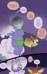 anthro big_breasts breasts clothed clothing duo female fur gynomorph hair huge_breasts intersex simple_background slightly_chubby tail text thick_thighs eeekay nintendo pokemon paprika_the_braixen sorbet_the_goodra braixen canid canine generation_6_pokemon goodra mammal pokemon_(species) 2018 digital_media_(artwork) english_text hi_res