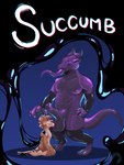 anthro dominant duo glistening glistening_body latex male male/male mind_control submissive submissive_male tischotter jackie_demon tisch demon goo_creature mammal mustelid otter hi_res