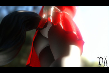 anthro black_bars butt clothed clothing dress female hair legwear light low-angle_view solo stockings sun sunlight upskirt deadair3d friendship_is_magic hasbro my_little_pony octavia_(mlp) earth_pony equid equine horse mammal pony 3d_(artwork) blender_(artwork) digital_media_(artwork) hi_res letterbox