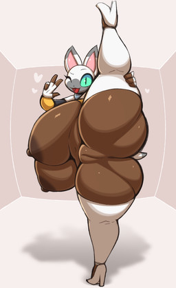 anthro anus areola big_breasts big_butt black_eyes breast_out breasts brown_areola brown_body brown_nipples brown_skin butt butt_from_the_front clothed clothing female female_anthro flexible footwear genitals gesture grey_body hand_gesture heart_symbol high_heels huge_breasts huge_butt huge_thighs inside leg_split legwear looking_at_viewer mostly_nude navel nipples one_eye_closed one_leg_up open_mouth open_smile partially_clothed plump_labia presenting presenting_anus presenting_hindquarters presenting_vulva raised_leg seductive shoes simple_background smile solo splits spread_legs spreading standing stockings teal_sclera thick_thighs thigh_highs v_sign vertical_splits vertical_standing_split vulva white_body wide_hips wink winking_at_viewer r-mk diana_(r-mk) domestic_cat felid feline felis mammal 2026 digital_media_(artwork) full-length_portrait hi_res portrait