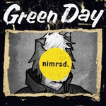 anthro clothing fur grey_body grey_fur hair hoodie male obscured_face piercing solo topwear white_hair chazthewolf green_day nimrod_(album) chaz_(chazthewolf) canid canine canis mammal wolf 1:1 album_cover black_and_white cover monochrome redraw