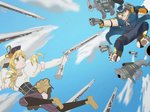 alternative_fashion anthro countershading duo female fight gun j-fashion lolita_(fashion) magical_girl_outfit male military_lolita ranged_weapon superhero weapon sesnfsg4mvqefgp lifewonders live_a_hero puella_magi puella_magi_madoka_magica barrel_(live_a_hero) mami_tomoe canid canine canis human mammal wolf 4:3