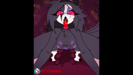 ahegao anthro beanie bikini bikini_top bodily_fluids chest_tuft clothing cross-eyed duo faceless_character faceless_male female genitals hair hat headgear headwear long_hair looking_pleasured makeup male male/female moan nubbed_penis penetration penile penile_penetration penis pink_eyes plump_labia running_makeup saliva swimwear tail tears tongue tongue_out tuft two-piece_swimsuit vaginal vaginal_penetration vulva retzhuko hellaverse helluva_boss octavia_(helluva_boss) avian goetia hybrid 16:9 animated short_playtime sound video voice_acted widescreen