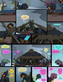 building cloud cloudy_sky construction dialogue fantasy female feral male sky text thepatchedragon dragonscape mythology forl_(thepatchedragon) gila_(thepatchedragon) hiker_(thepatchedragon) rara_(thepatchedragon) dinosaur dragon drekir mythological_creature mythological_scalie prehistoric_species reptile saurischian scalie theropod absurd_res comic english_text hi_res
