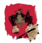 abstract_background ambiguous_gender anthro clothing collar daevid dirty dirty_clothing dirty_socks dominant duo feet footwear inanimate_transformation latex leash male male/male mind_break musk pawpads paws sock_transformation socks spiral_eyes transformation tealfolf tealfolf_(character) animate_inanimate canid canine mammal hi_res